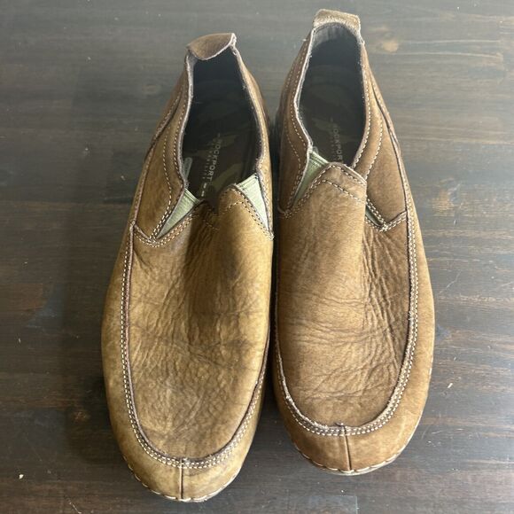 Rockport Mens Adiprine Slip On Walkability Memory Foam Shoes Size 10 - Picture 2 of 15